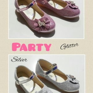 Sepatu Anak Perempuan Pink Party Glitter Tokopedia