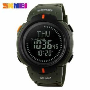 Skmei Jam Tangan Digital Compass Dg1216cm Tokopedia