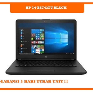 Hp 14 Bs743tu Black Tokopedia