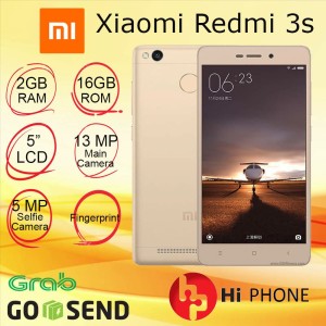 Xiaomi Redmi 3s Ram 2 16 Grey Gold Tokopedia