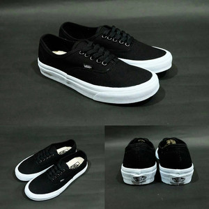 Sepatu Vans Authentic Mono Black Tokopedia