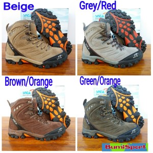 Sepatu Gunung Outdoor Snta 477 Adventure Series Beige Brown Tokopedia