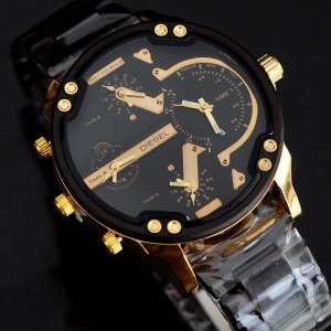 Jam Tangan Pria Diesel Gold Tokopedia