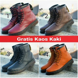 Sepatu Boots Dr Martens Anak Warna Tan Tokopedia