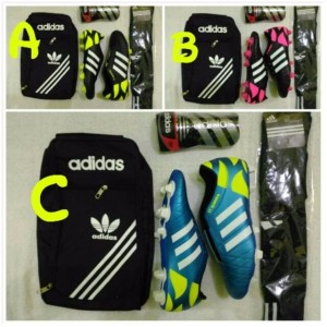 Paket Lengkap Sepatu Bola Adidas 11questra Tokopedia