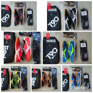 Paket Komplit Sepatu Futsal Mizuno Komponen Ori Tokopedia