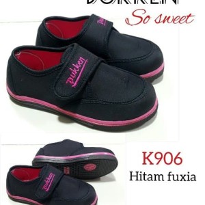 Sepatu Anak Perempuan Dukken K906 Hitam Tokopedia