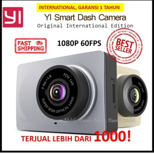 Xiaomi Yi Car Dash Cam Dashboard Camera 1080p 60fps Internasional Version Garansi Resmi Tokopedia
