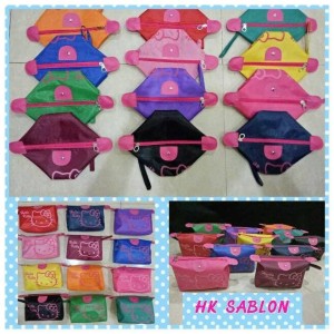 Tas Kosmetik Hellokitty Bordir Tas Makeup Cantik Tokopedia