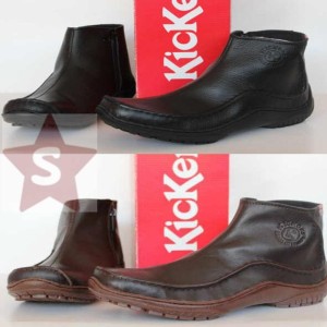 Sepatu Boot Resleting Kickers 0999 Tokopedia