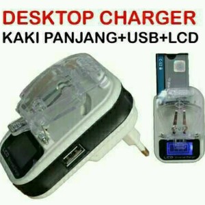 Dekstop Charger Hp Usb Lcd Tokopedia