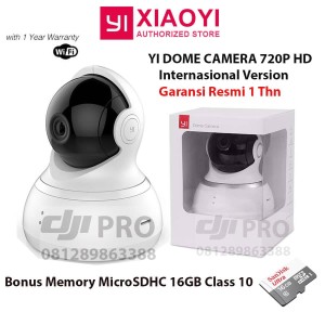 Xiaomi Xiao Yi Dome Hd Ip Camera Kamera Cctv Ir Dome 360 Degrees Original Resmi Tokopedia