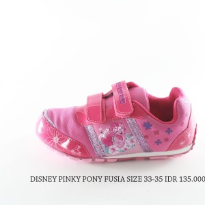 Sepatu Anak Anak Perempuan Pinky Pony Hitam Ungu Kets Tokopedia