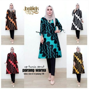 Baju Batik Atasan Blus Wanita Tokopedia