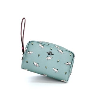 Tas Kosmetik Coach Boxy Shark Print Tokopedia