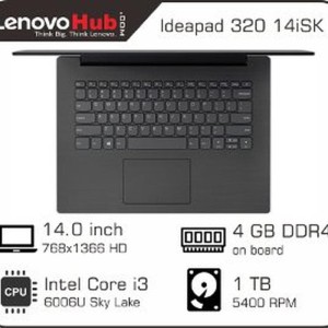 Lenovo Ideapad 320 14isk 1cid Intel Core I3 6006u Ram 4gb Hdd 1tb Windows 10 White Tokopedia