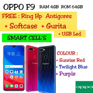 Oppo F9 4 64gb Resmi 1 Tahun Tokopedia
