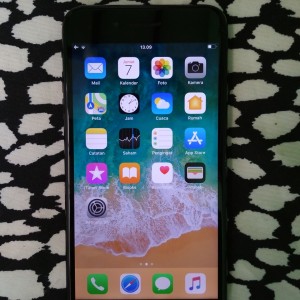 Iphone 7 Jet Black 128gb Second Fullset Ex International Tokopedia