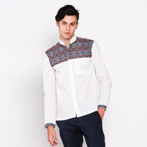 Baju Koko Batik Prasaja Motif 2 Tokopedia