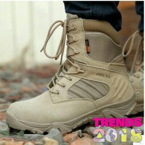 Sepatu Delta Force Coklat Tokopedia