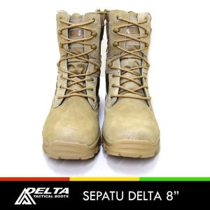 Sepatu Delta Coklat Gurun 516 Tinggi Tokopedia