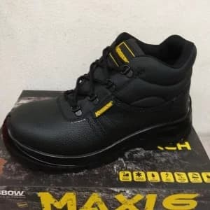 Krisbow Safety Shoes Maxi 6 Inch Hitan Sepatu Safety Sepatu Pengaman Tokopedia
