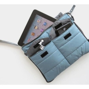 Bag In Bag Women Organizer Tas Pouch Dompet Kosmetik Biru Muda Tokopedia