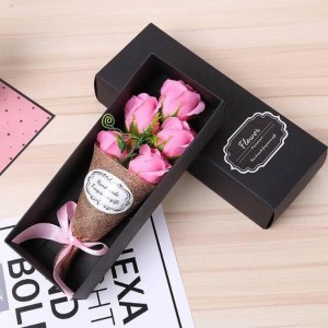 Hot Produk Flower Soap Bouquet Buket 5 Bunga Rose Mawar Sabun Wisuda
