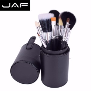 Kuas Brush Jaf Make Up Kosmetik 12pcs Case Tas Bulat Tokopedia