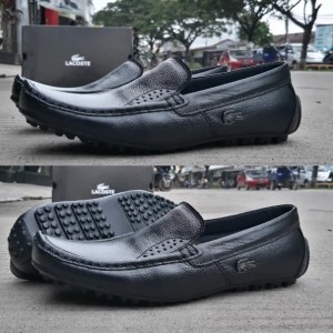 Sepatu Kulit Sepatu Lacoste Sepatu Pria Tokopedia