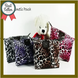 Leopard Pouch Tas Kosmetik Bag Make Up Body Lotion Aksesoris Tokopedia