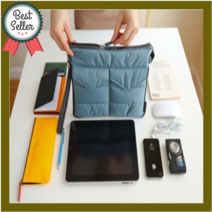 Bag In Bag Women Organizer Tas Pouch Dompet Kosmetik Biru Muda Tokopedia
