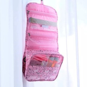 Toiletries Bag Organiser Tas Kosmetik Travel Tas Alat Mandi 003te Hitam Tokopedia