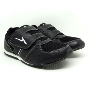 Sepatu Anak Laki Laki Ando Diva Light Velcro Black Tokopedia