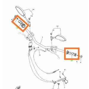 Hangrip Grip Yamaha Mt25 Harga Sepasang Original Tokopedia