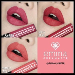Emina Cosmetics Creamatte Lipcream Murah Kosmetik Emina Lip Cream Tokopedia