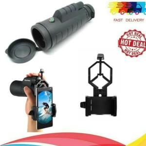 Paket Hunting Teropong Binocular Monocular Bushnell 16x52 Plus Smartphone Holder Tokopedia