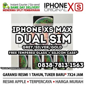 Iphone 256 Xs Max Silver Like New Hongkong Dualsim Tokopedia