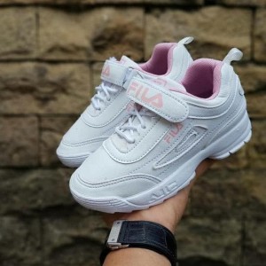 Sepatu Fila Distruptor Kids Anak Sneakers Kets Casual Perempuan Tokopedia