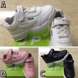 Sepatu Fila Distruptor Kids Anak Sneakers Kets Casual Perempuan Tokopedia