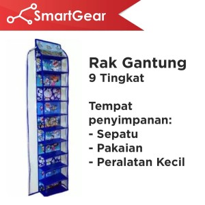 Promo Rak Sepatu Gantung Karakter Tokopedia