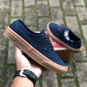Sepatu Vans Authentic Mono Navy Tokopedia