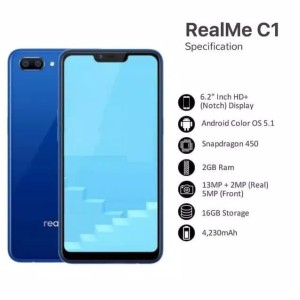 Realme C1 Ram 2gb Internal 16gb Snapdragon 450 Garansi Resmi Tokopedia