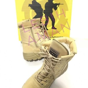 Sepatu Army Tactical Swat 8 Zipper Airsofter Boots Import Tokopedia