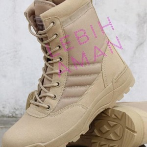 Sepatu Army Tactical Swat 8 Zipper Airsofter Boots Import Tokopedia