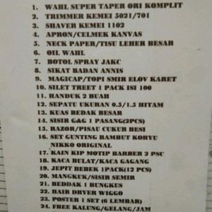 Harga Promo Set Paket Perlengkapan Alat Pangkas Rambut Barber Shop Potong Rambut Set Alat Barbershop Mesin Cliper Super Taper Asli Murah Berkualitas A Tokopedia