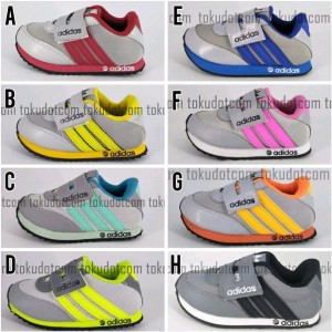 Sepatu Anak Sekolah Varian Abu Abu 1 5 Tahun Tokopedia