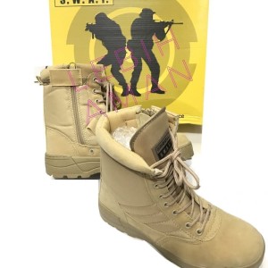 Sepatu Army Tactical Swat 8 Zipper Airsofter Boots Import Tokopedia