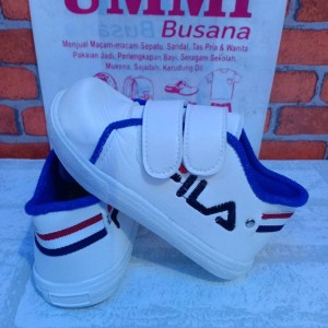 Sepatu Fila Reket Anak Biru Tokopedia