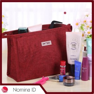 Promo Simple Cosmetik Pouch Tas Kosmetik Denim A591 Tokopedia